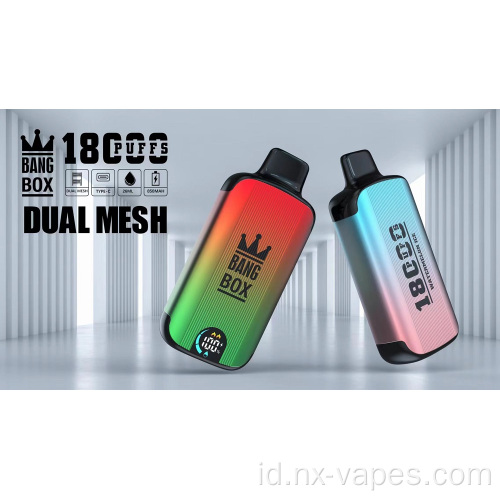 Original 18000 bang box puffs sekali pakai grosir vape